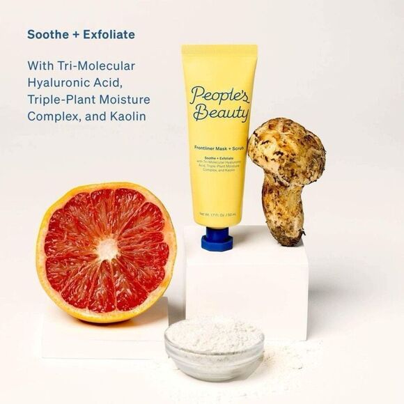 People’s Beauty Frontliner Mask + Scrub Double-Duty Brightening & Exfoliating Tr - Picture 3 of 6